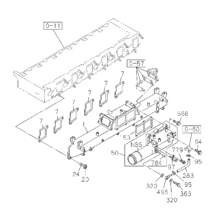 GENUINE HITACHI / ISUZU 6WG1 CYLINDER HEAD - Image 6